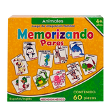 Memorama de madera de Animales 60 PZ