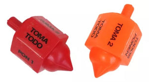 Pirinola de plastico inflado red c/12