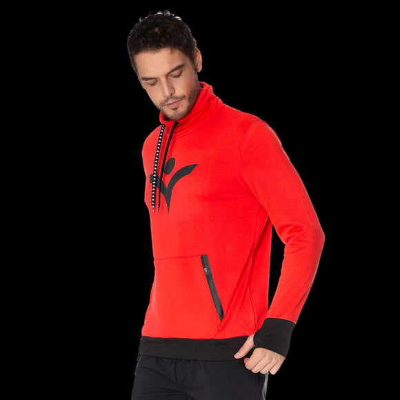 Sudadera UIN Hombre. UINSU-091-FSC Rojo XL
