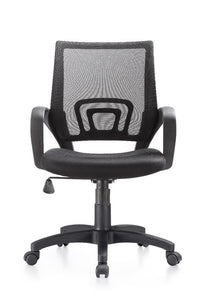 Black Jack silla semi ejecutiva negra