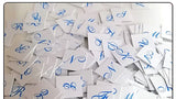 Letras impresas mayúsculas cursiva con 200 (6001)