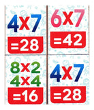 Memorama de madera de Multiplicaciones 60 PZ