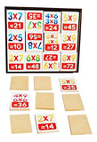 Memorama de madera de Multiplicaciones 60 PZ