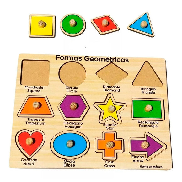 ROMPECABEZAS DE RESAQUE FORMAS GEOMETRICAS