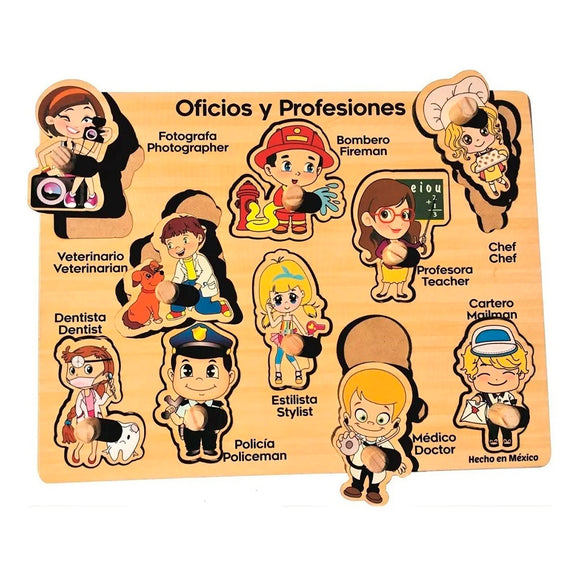 ROMPECABEZAS DE RESAQUE OFICIOS Y PROFESIONES