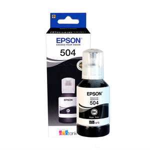 Tinta epson T504120 negra, rend. aprox 7,000 pags.
