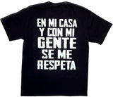Playera plus luchador Wagner tricolor, pedrería Lucha libre
