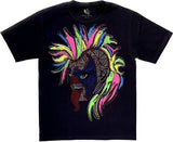 Playera plus luchador Psyco, pedrería Lucha Libre