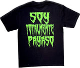 Playera plus luchador Psyco, pedrería Lucha Libre
