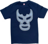 Playera plus Luchador Blue Demon Antifaz, Lucha libre