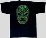 Playera mascara luchador Neón, manga corta