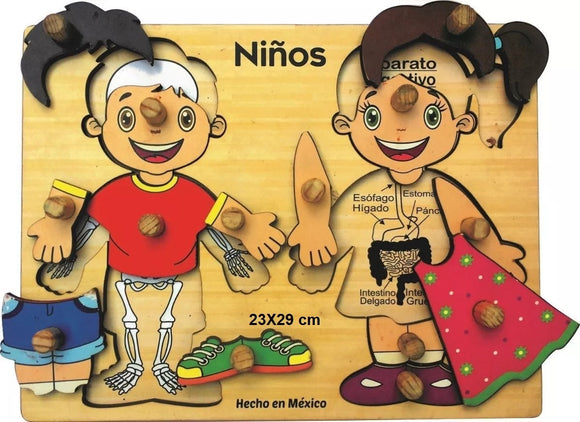 ROMPECABEZAS DE RESAQUE NIÑOS